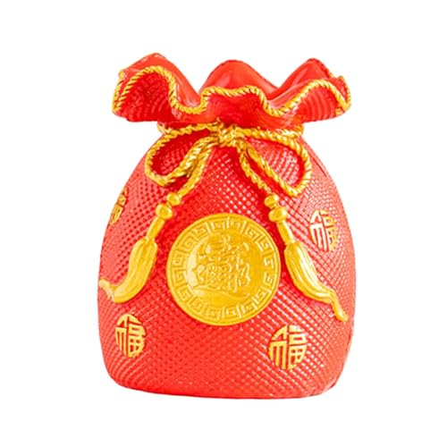 Gralara Jarrón en Forma de Bolsa, Figura Decorativa, florero, Soporte para Plantas, estatuilla de Dinero, Style B, Individual
