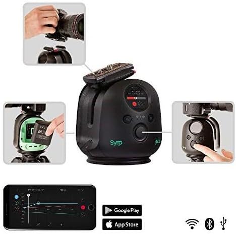 ManfrottoGenie II Pan Tilt, Motion Control, Motorised Camera Slider, Video Slider, Camera Mount, Tripod, for Motion Filming, Photography Accessories, Control Via App