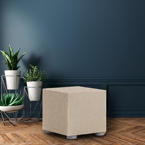 Housse de pouf carré 40x40 cm Roc protection meuble salon - 3