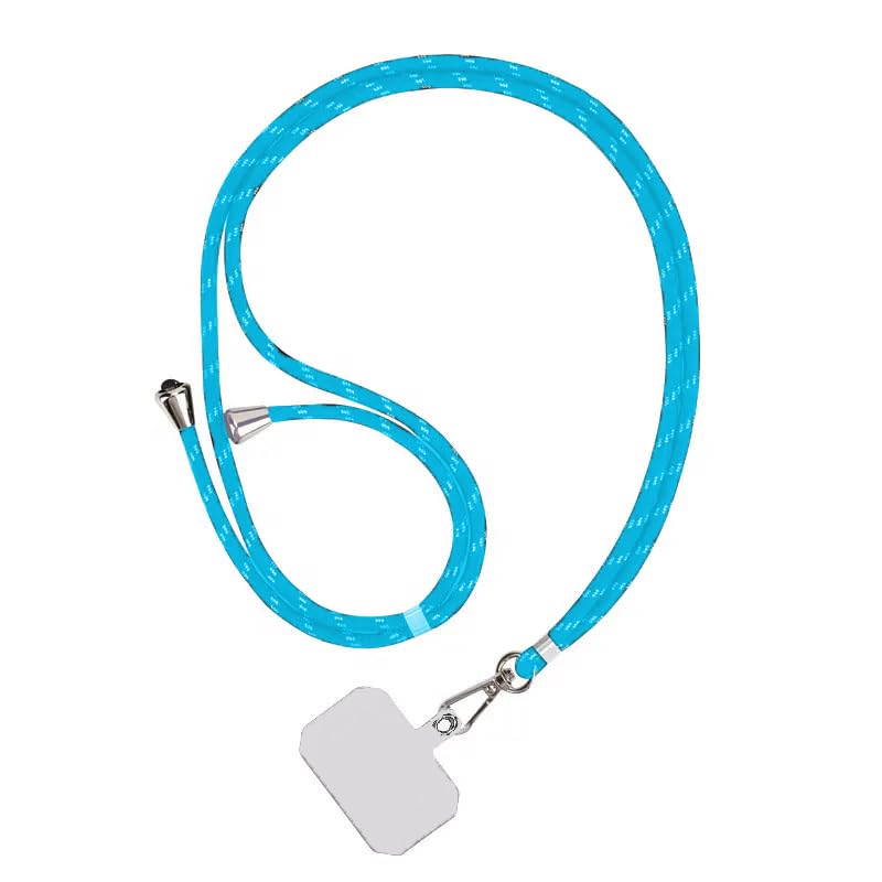 BWOGUE Universal Mobile Holder Lanyard, Adjustable Nylon Wrist/Neck Strap With Patch For Crossbody Or Hanging Around The Neck, Phone Chain/Leash Safety Strap Compatible for Smartphones (Blue) (B0C9PW83KN) Amazon Price History, Amazon Price Tracker