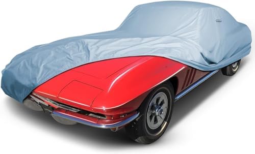Image of iCarCover Premium Car Cover for 1997-2019 Chevy Corvette C5, C6, C7 Heavy Duty Waterproof All-Weather Automobiles Custom Fit Indoor Outdoor UV Snow Protection Covers with Straps and Bag