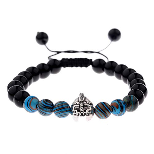 Pierre naturelle volcanique agate bracelet étudiant et couple tendance