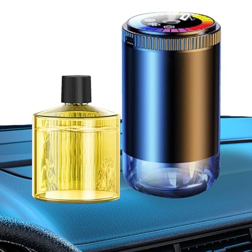 Máquina de aromaterapia automotriz | Difusor de aceite de aromaterapia de perfume de perfume, difusor de aceite de aromaterapia, purificador de aire de viaje para habitación pequeña de automóvil