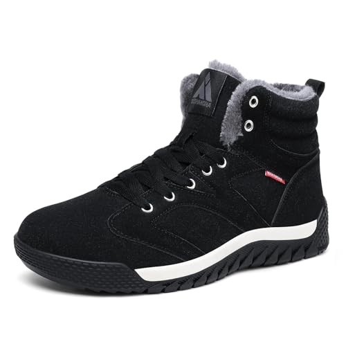 Mishansha Herren Damen Winterschuhe Warm Gefüttert Schneestiefel Winter...