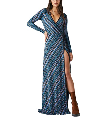 Robe maxi Phoebe Free People Dark Combo en taille M pour femme