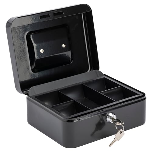 Burg-Wächter CB03GR Geld 5025 Geldkassette, Schwarz, 25,4 cm (10 Zoll) – Ansicht 1