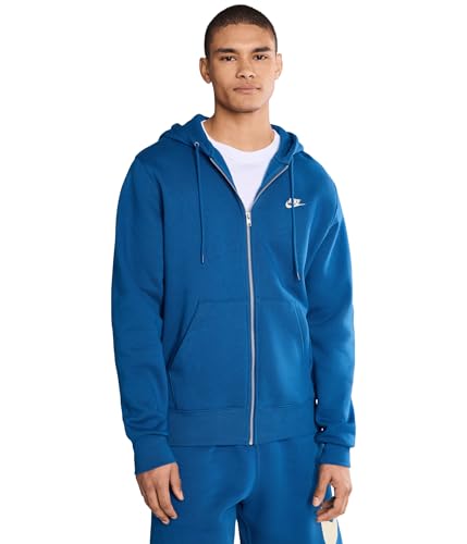 Nike M NK Club BB Fz Hoodie homme, sweat à capuche noir zippé classique