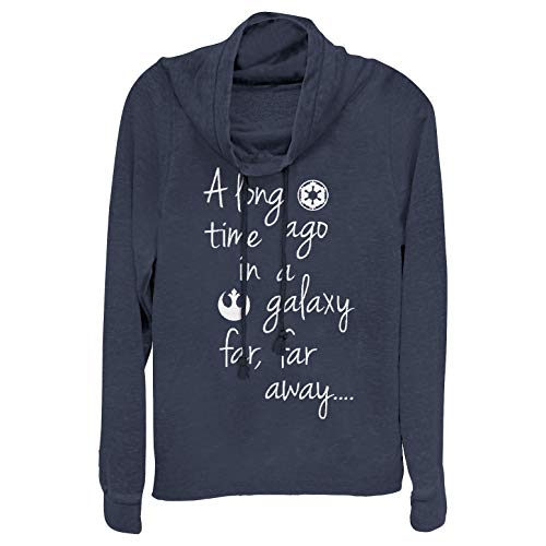 Haut Star Wars Galaxy pour femme avec col bénitier et manches longues