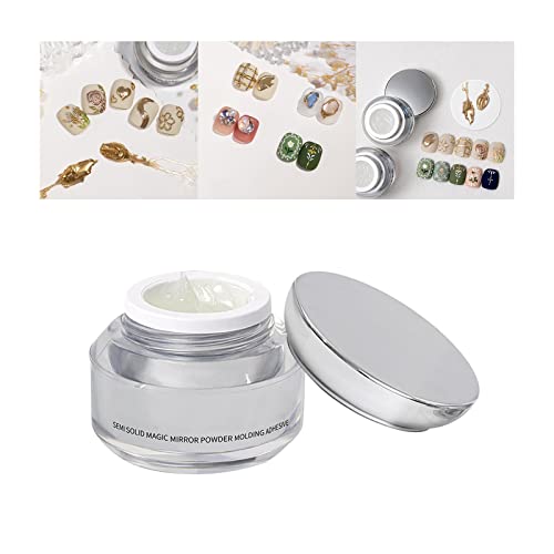 Generic Espelho Multifuncional Pó Cola para Unhas 10ml Ferramenta de Manicure Cola Transparente para
