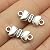 MYBSZC 10 Parts Handmade Crafts arc Joint 19x8mm-Antique Bronze Plated