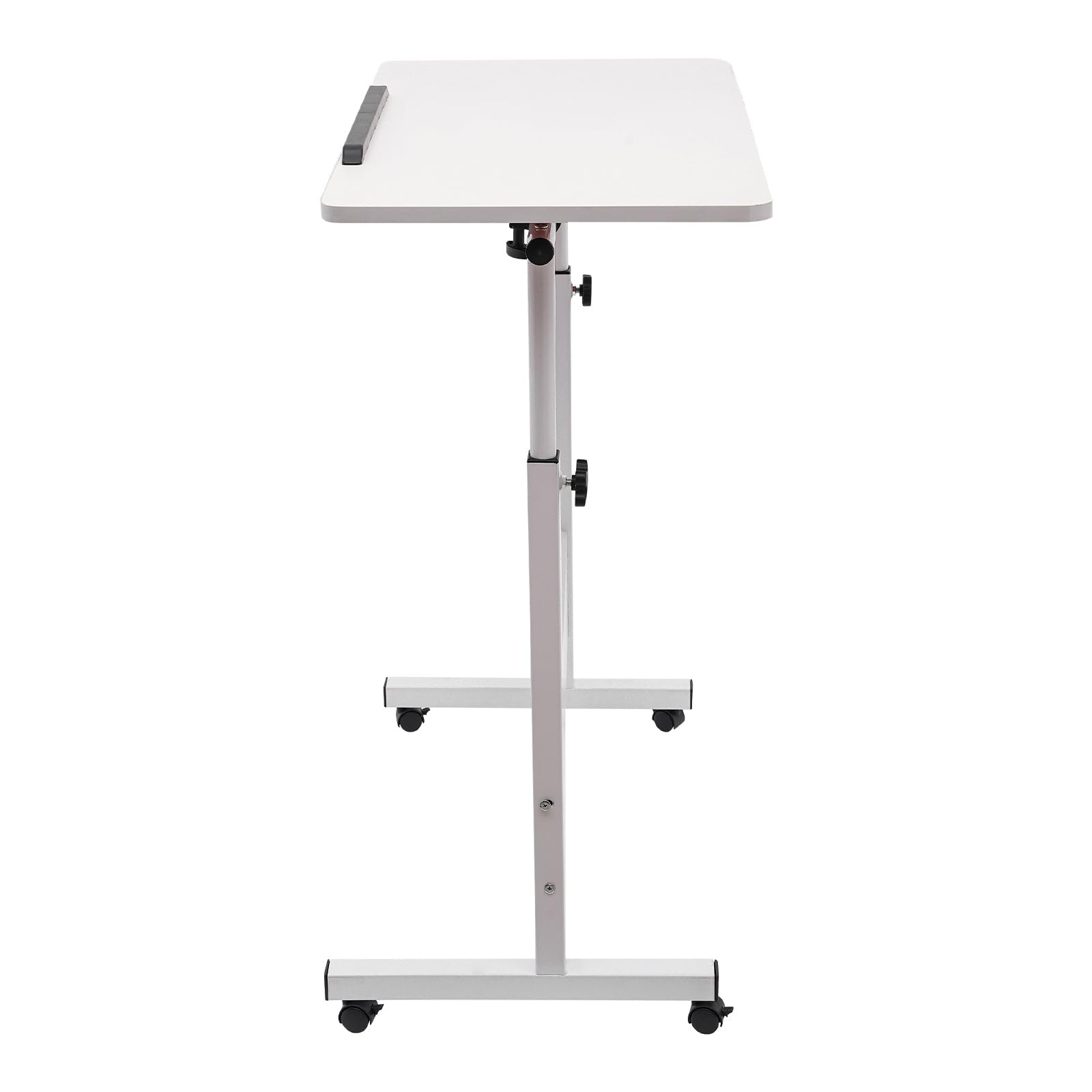 Adjustable Height Standing Desk Writable Tempered Glass Desktop with Eraser — view 4