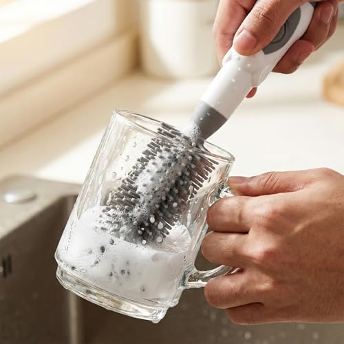 Image of Soap Dispensing Brush Cleaner for Kitchenware, 2 Pack