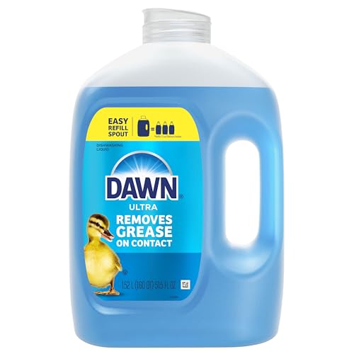 Dawn Ultra Dish Soap Refill Jug, Large Size Original Blue Liquid Dishwashing Detergent, Powerful Dish Soap for Grease, 51.5 oz - image 9