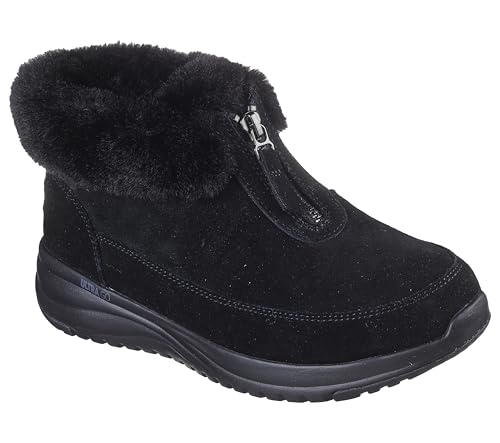 Skechers Women's On-The-Go Stellar - Jolie Boot, Black/Black, 8