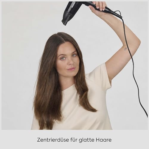 BaByliss Midnight Shine Leichter Haartrockner mit Diffusor – 2100W Leistungsstarker, Eleganter Föhn, Ionen-Technologie gegen Frizz… – Ansicht 3