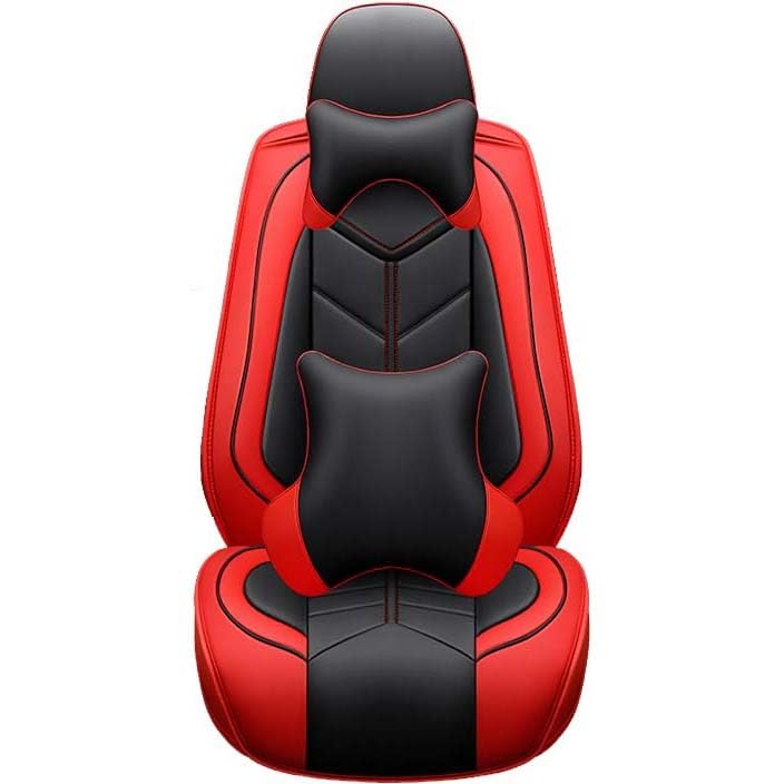 Couvre-siège auto antidérapant en PU cuir rouge pour Fox Kai Plus et Céleste