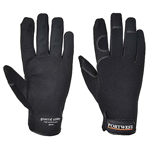 Portwest A700 General Utility - High Performance Glove Black, XX-Large, XXL