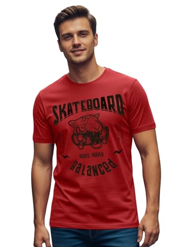 Image of Veirdo Regular Fit Half Sleeves Round Neck Typographic Printed Pure Cotton T-Shirt for Men (Available Colors: Black, Navy, Swan White, & White) (Sizes: S to 2XL)