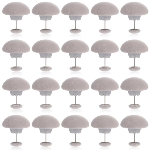 TIESOME 20 Stück Bettdeckenhalter, rutschfeste Bettdecke Klammer Bettdecken Clips Quilt Fixer Duvet Cover Clips Runden Bettdeckenbezug Klammer Bettdeckenhalter Pins für Decke Steppbett (Grau)