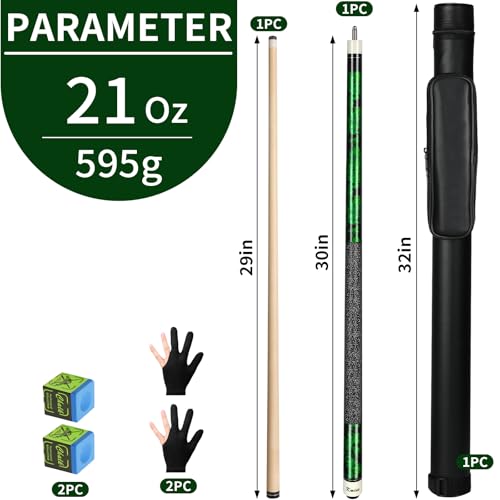 Taco de Billar Profesional Kmise de 58" Arce Canadiense miniatura 2
