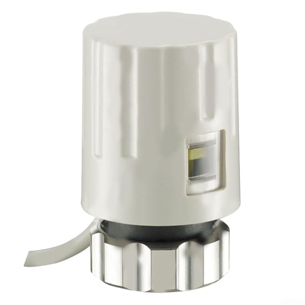 Valvola attuatore termico elettrico da 230 V, compatibile con controller programmabili, M30 x 1,5 mm per un controllo preciso del riscaldamento a pavimento (10 pezzi)