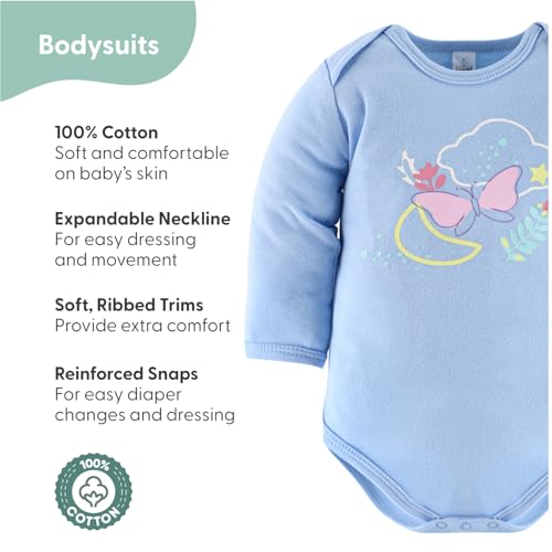 The Peanutshell Baby Layette Gift Set for Girls, Newborn Girl Gift Sets, Baby Clothes & Essentials, Purple Butterfly2