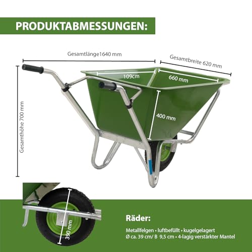 Schubkarre 300 Liter – Die 15 besten Produkte im Vergleich