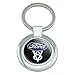 Ford Vintage V8 Logo Keychain Classy Round Chrome Plated Metal