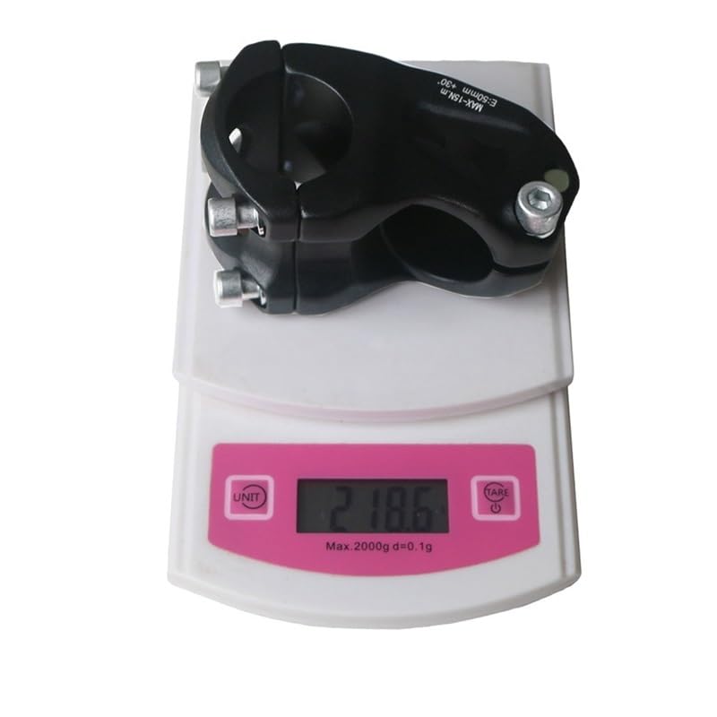 Attacco Manubrio MTB Attacco Manubrio for Bicicletta da 30 Gradi, Attacco inclinabile for Bici Strada, Tubo 31,8 x 28,6 mm, Parti for Ciclismo
