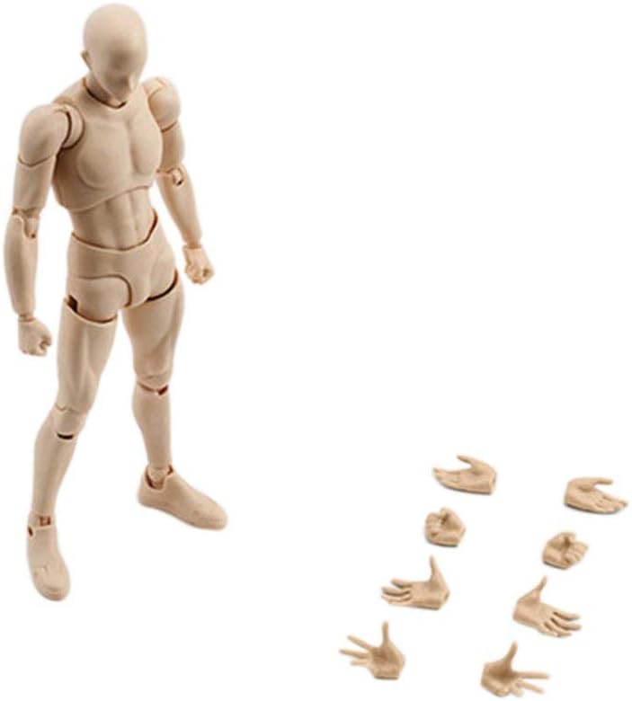 Male Body Kun Action Figure Model, Models for Artists, Drawing, Sketching, Youth Jersey Cartoon (Skin)
