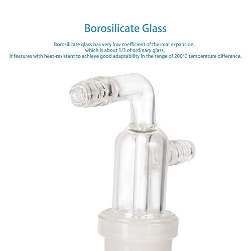 Stonylab VAC-TRAP-OD10MM-D200MM Glass Vacuum Cold Trap Bubbler thumb #2