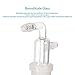 stonylab Glass Vacuum Cold Trap Bubbler with 10mm Serrated Hose, 200mm Length Below The 24/40 Joint