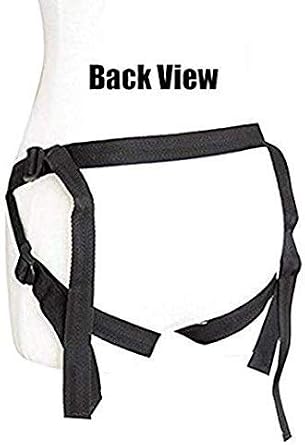 Adjustable Harness Belt with Buckles, Unisex Adult, Multiple Straps, Black