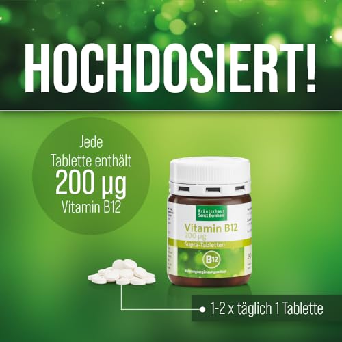 Sanct Bernhard Vitamin-B12-Supra-200-µg-Tabletten, 240 Tabletten