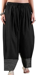 Cotton Women’s Farsi Salwar | Comfortable Bottom Wear Loose Fit Lining Farshi Salwar Stylish Palazzo Trouser for Outer & C... Price In India