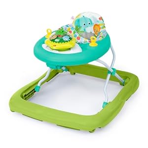 Bright Starts Wanderlights 2 Ways to Play Baby Walker, 10+ Melodies & Sounds, Light Up Spinning Toy, Ages 6 Months+
