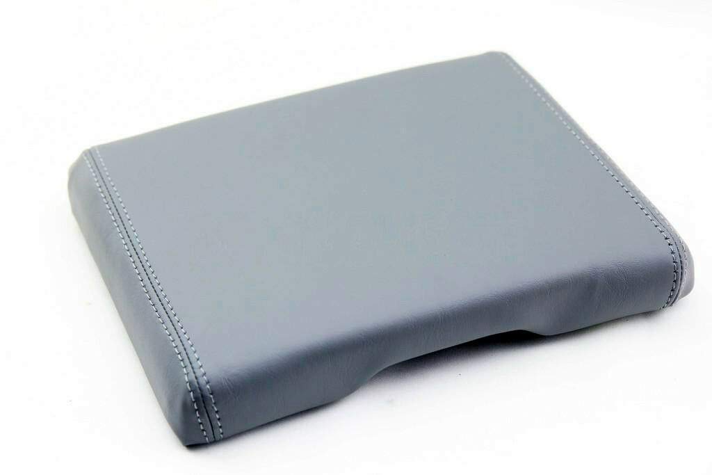 Center Console Lid Armrest Leather Cover Bench Seat For Ford F150 97-03 Gray - Foto 8