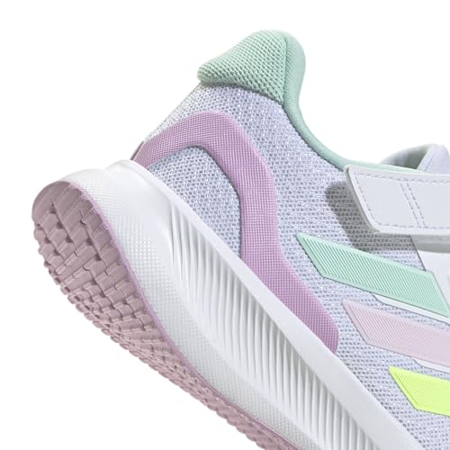 Image of adidas Kids' Marvel Run Falcon 5 Elastic Lace & Strap Shoe