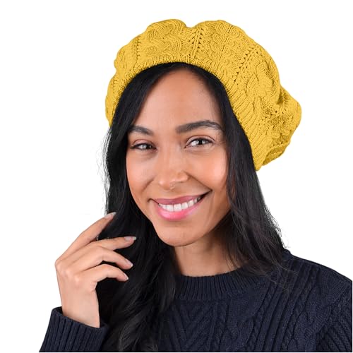 Image of Nollia Soft Knit Solid Color Beanie, Chic, and Lightweight Crochet Knitted Style Beanie Hat for Women, One Size Slouchy Hat