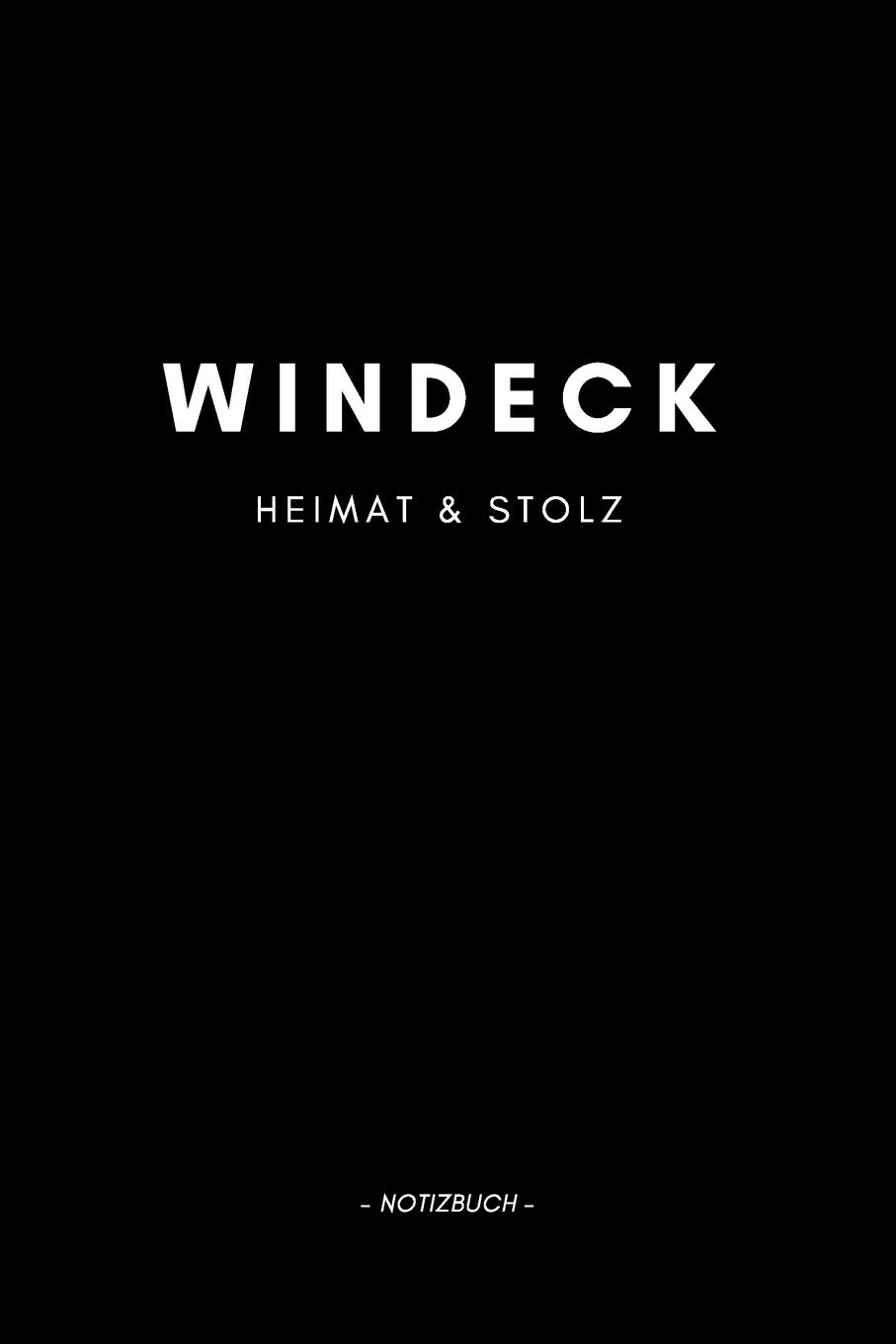 Windeck: Notizblock A5 120 Seiten | Punktraster | Notizbuch für deine Stadt