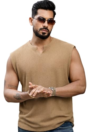 Image of RodZen Men's Polycotton Sleeveless Vest /Tank Top