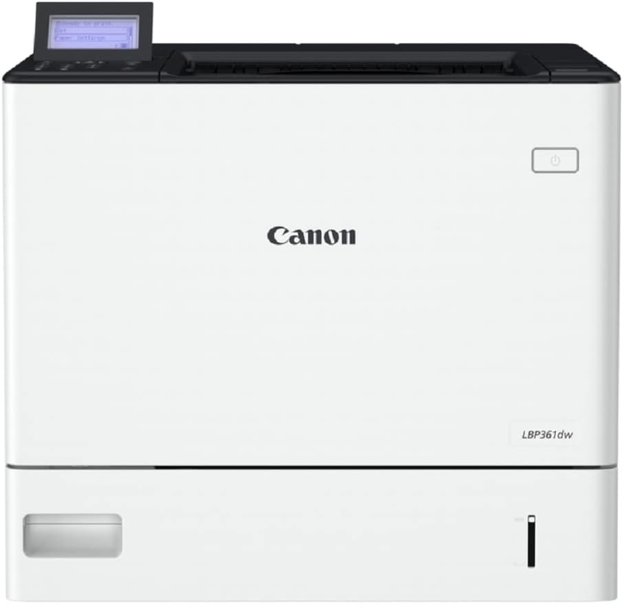 Canon i-SENSYS LBP361dw Black and White Laser Printer, Print Only, 61ppm Speed, Large Paper Capacity, Automatic Double-Sided Printing