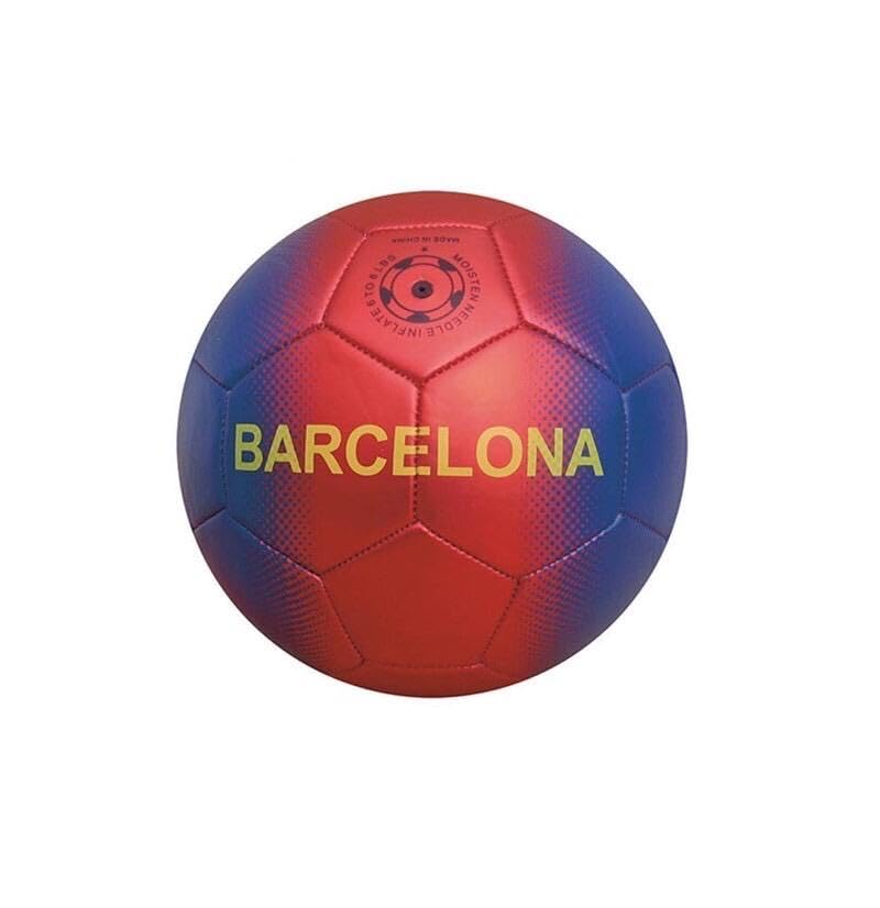 SaoTi Balones de Fútbol Temáticos de España, Madrid y Barcelona – Regalo Ideal para Aficionados y Fanáticos del Fútbol – Tamaño Oficial (Barcelona)