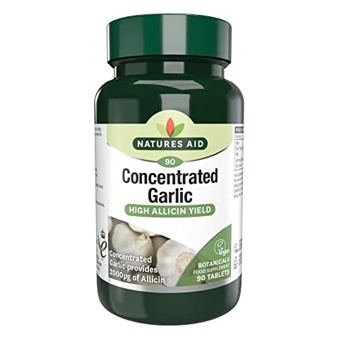 Natures Aid Concentrated Garlic Tablets for Heart Health Cover