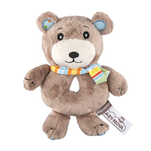 babynova Greifling aus weichem Stoff für Babys - Motorikspielzeug und...