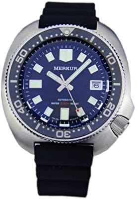 Ceramic Bezel MERKUR Japan NH35 Tuna Diver Wristwatch Mens Turtle Automatic  6105-8110 HELSON : Amazon.co.uk: Watches