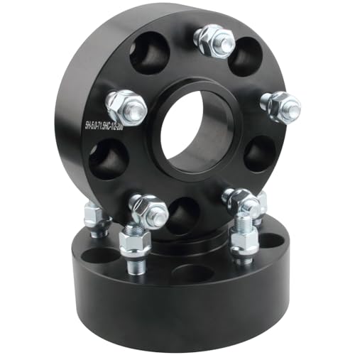 DCVAMOUS 2PC 5x4.5 Hubcentric Wheel Spacers 1.5 Inch with 12x1.5 Studs Compatible with Toyota Lexus 5 Lug 5x114.3 for Avalon Camry Highlander RAV4 Sienna | 1995-2015 Tacoma (Only 2WD) | ES GS IS SC RX