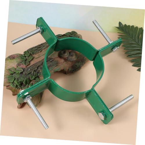Stabilisation pour inclines de colliers avec vis robustes pour tuteur