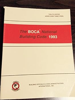 Hardcover Boca National Building Code/1993 Book