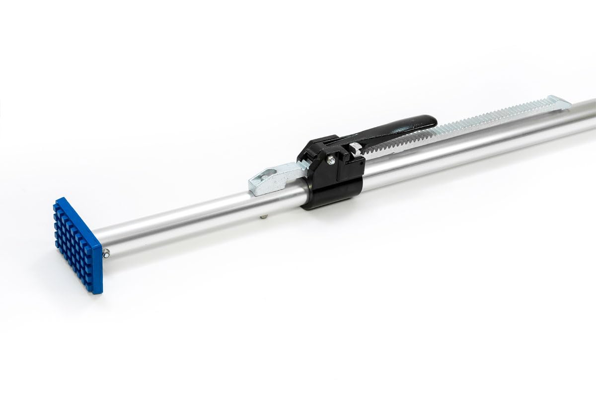 Alu Klemmbalken mit Gummifüßen zur Transportsicherung Klemmstange Ladungssicherung Trennstange KFZ PKW LKW Anhänger Universal-Spanner für Fahrzeuge Ausziehbar 1,30-1,67 m